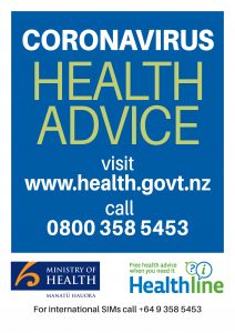 Coronavirus Health Advice call 08003585453